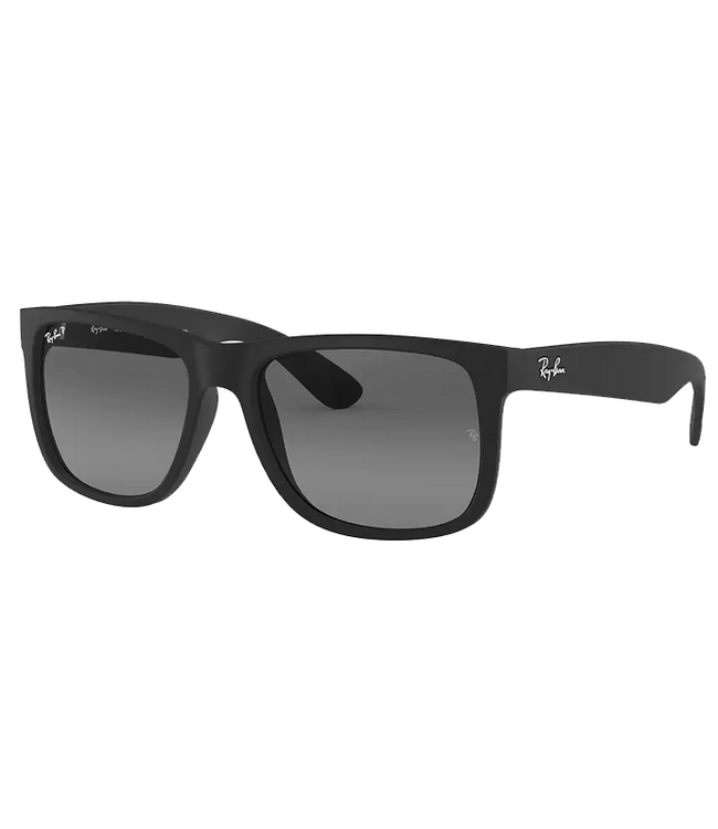 Ray Ban Ray Ban Justin Rubber Black Light Grey Gradient  Polarized 0RB4165 622T3