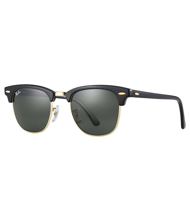 Ray Ban Ray Ban Clubmaster Black Arista  G 15 Green 0RB3016