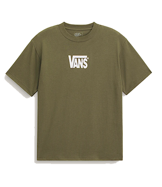 Vans Vans Mens Stretch Logo Mossy TShirt VN000SWDFR1