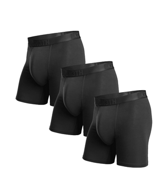 MyPakage BN3TH Essentials Boxer Breif Black 3Pk M1100020 028