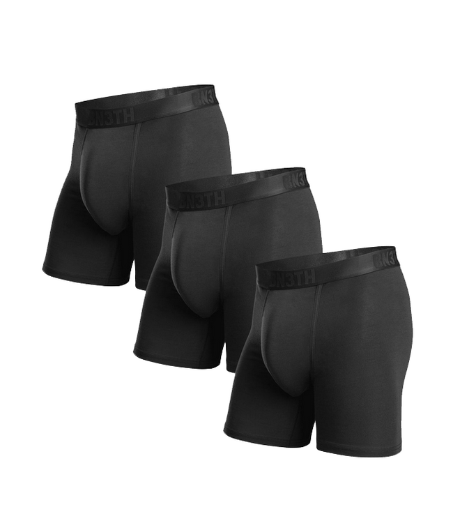 MyPakage BN3TH Essentials Boxer Breif Black 3Pk M1100020 028