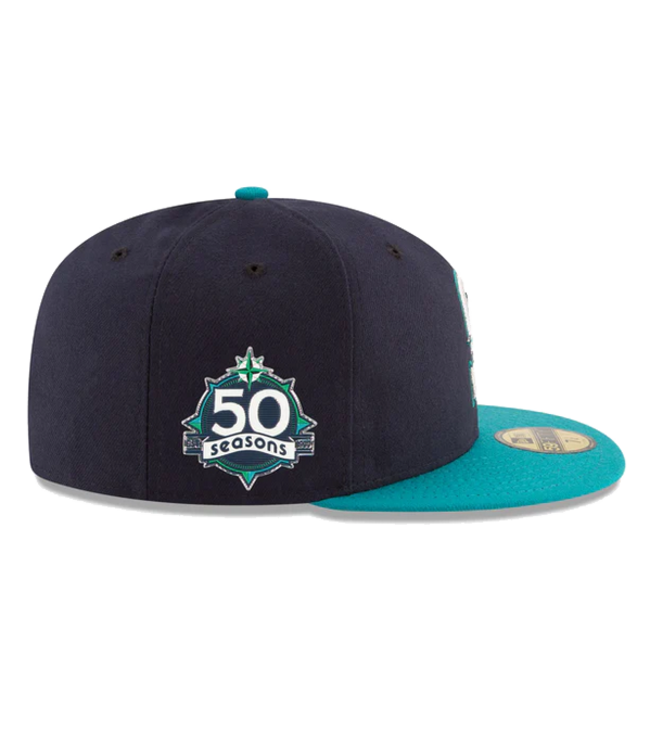 New Era New Era Mens Seattle Mariners 50th Anniversary 59Fifty Fitted Hat OTC