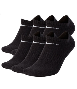 nike Nike Everyday Cotton Cushioned No Show 6 Pack SX7675 010
