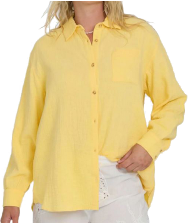 Billabong Billabong Wmns Wanderer Solid Long Sleeve Woven Top BL000153