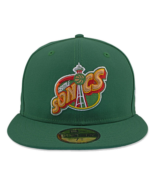 New Era New Era Mens Seattle Super Sonics OTC Hardwood Classic 59Fifty  Fitted Hat
