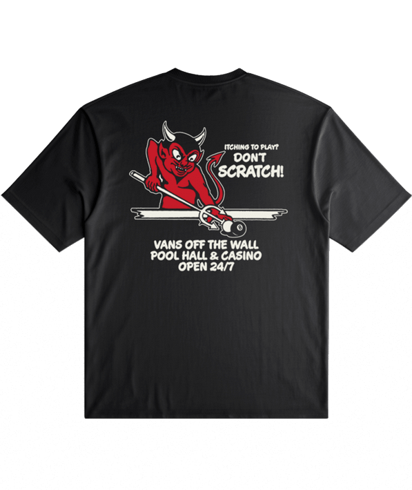 Vans Mens Old Scratch Tshirt Black VN000X2TBLK1 - Athlete's Choice