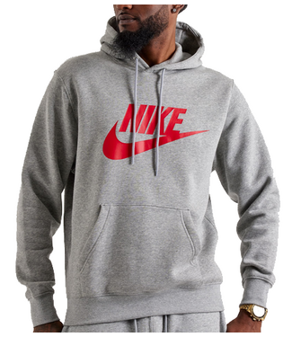 nike Nike Mens Graphic Club Fleece Pullover Hoodie FN3868 064