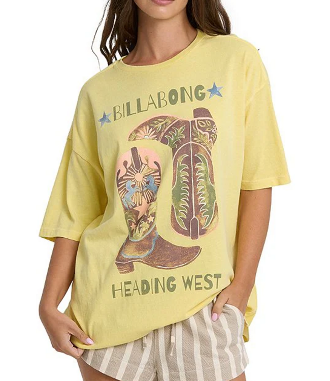 Billabong Billabong Wmns Ready To Roam T Shirt BL000878W SUD1