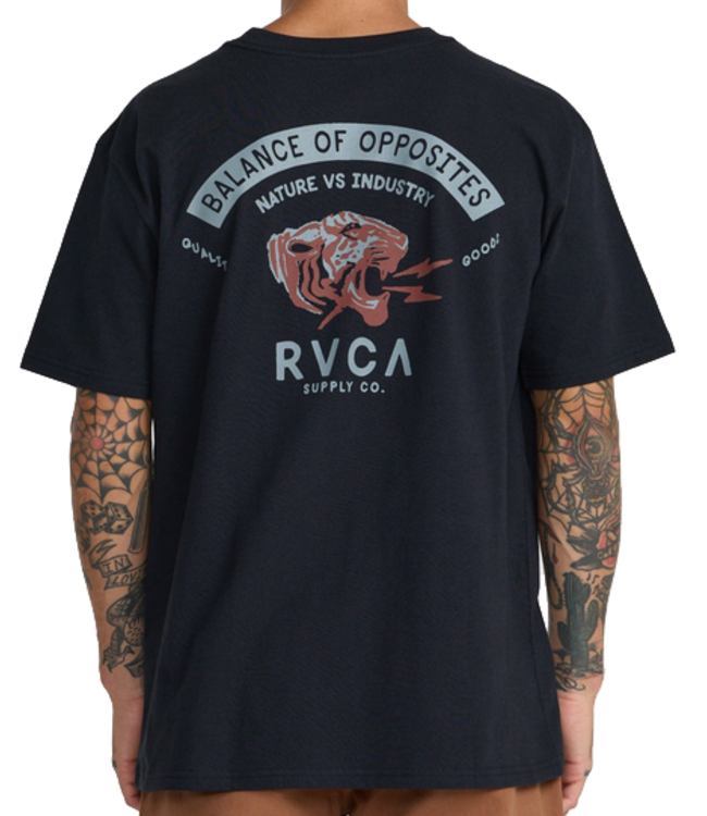 RVCA Mens Bengal Supply Tshirt Black 23A353601