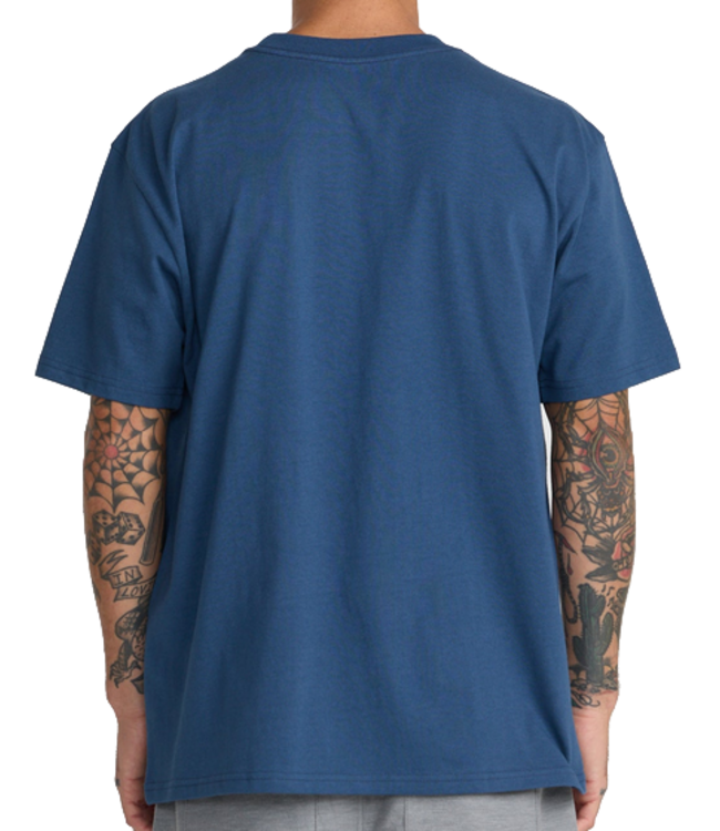 RVCA Mens Americana Pocket Dark Denim Tshirt 23A353638