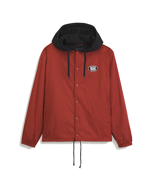 Vans Vans Mens Torrey Coaches Jacket Poppy Ember VN000T6RH891