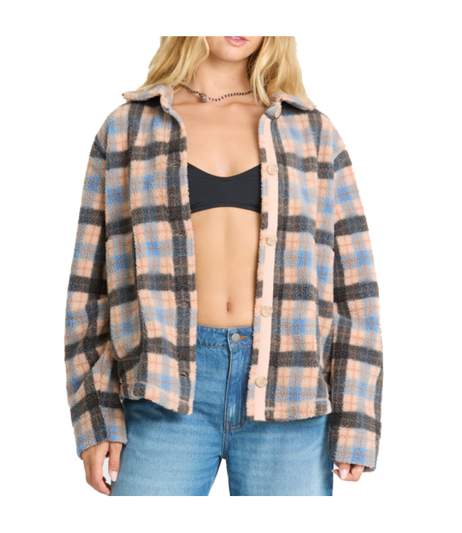 Billabong Billabong Wmns Breezy Sherpa Shacket BL001062W