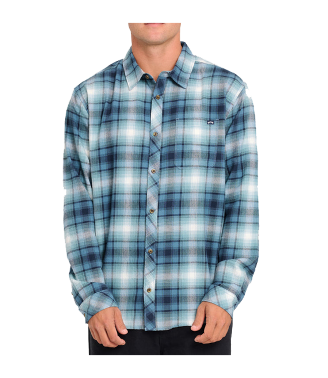 Billabong Billabong  Mens Coastline Flannel China Blu BL000837M