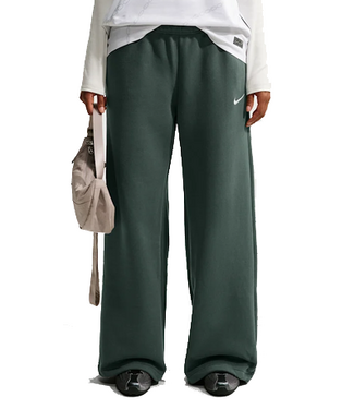 nike Wmns Nike studio fleece Wide Leg Green Pants IU1958 303