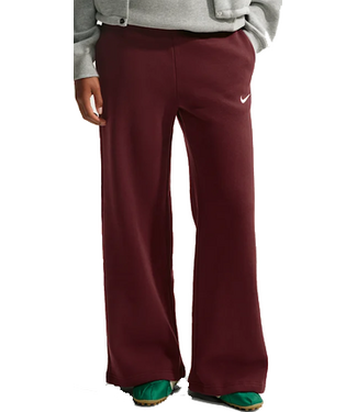 nike Nike Wmns Studio Fleece Red Wide Leg Pants IU1958 658