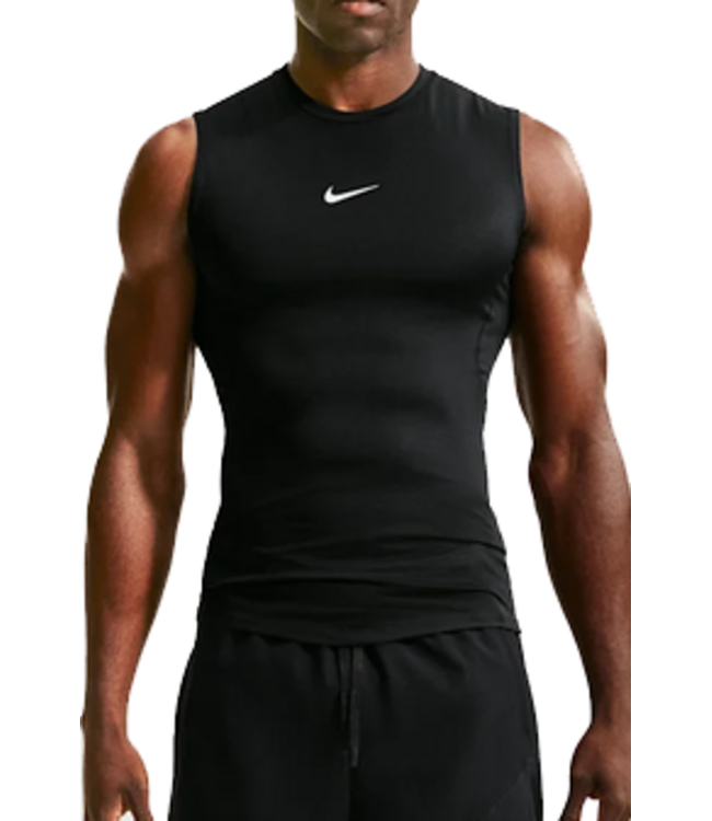 nike Nike Mens Dri-FIT Tight Sleeveless Top Blk  FB7914 010