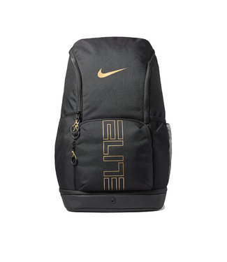 nike Nike Mens Varsity Elite Black Gold Backpack HM9965 013