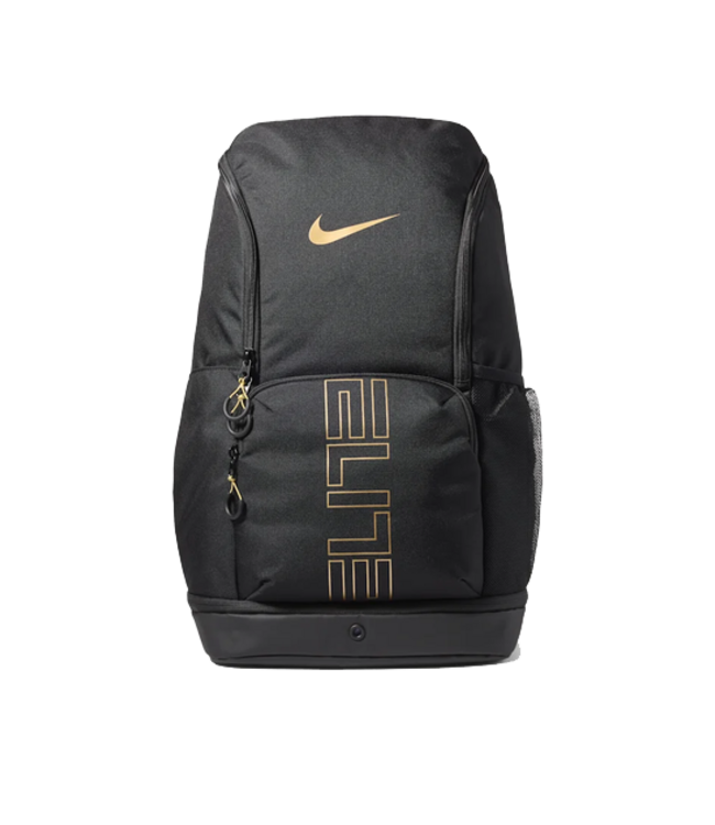 nike Nike Mens Varsity Elite Black Gold Backpack HM9965 013