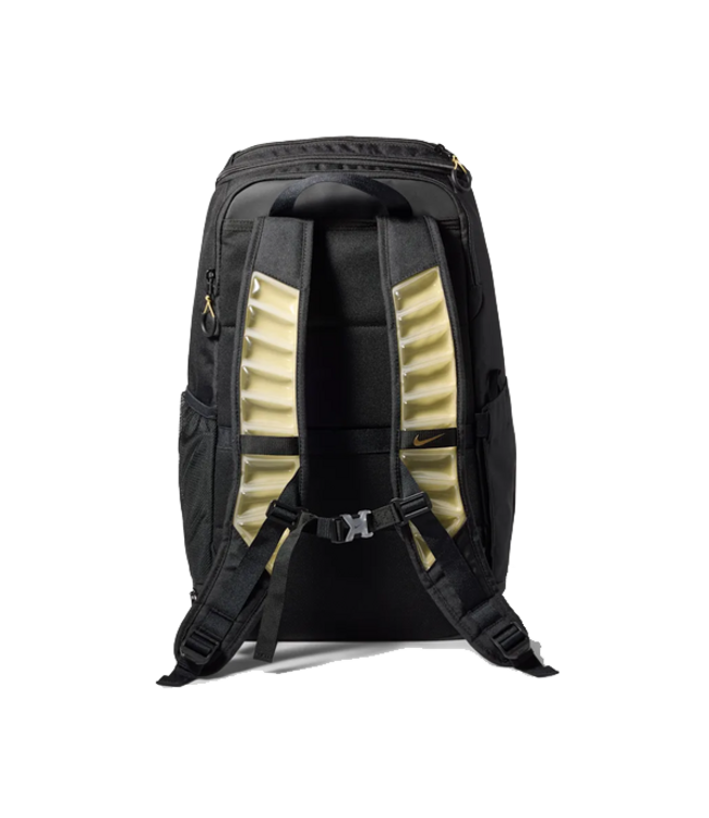 nike Nike Mens Varsity Elite Black Gold Backpack HM9965 013