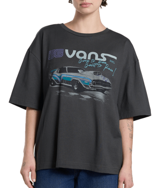 Vans Vans Wmns PCH Raceway Tee Faded Blk VN000WRPEMV1