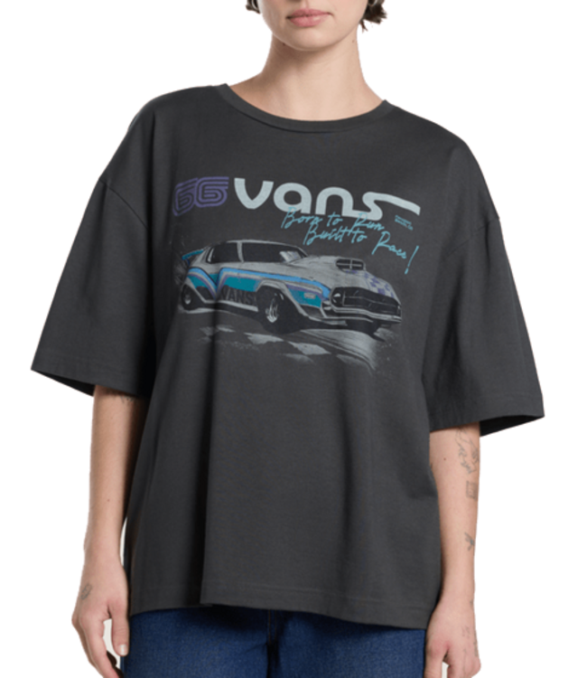 Vans Vans Wmns PCH Raceway Tee Faded Blk VN000WRPEMV1