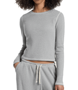 Vans Vans Teri Waffle Long Sleeve 2.0 Cement Heath VN000XFJ02F1