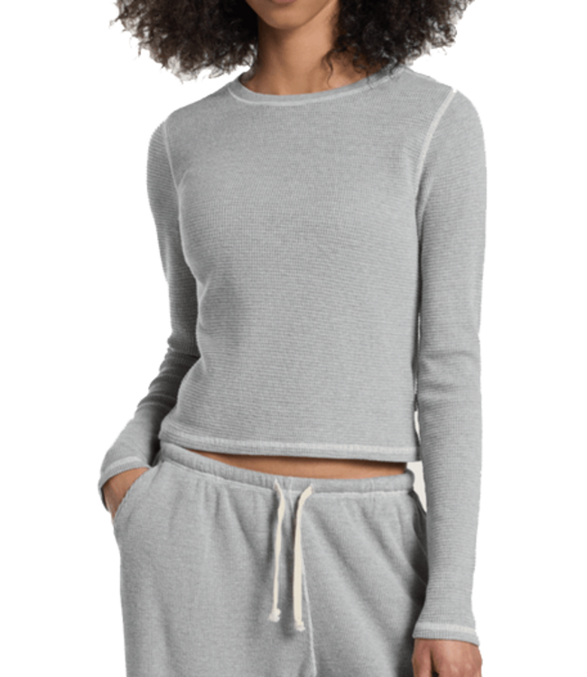 Vans Vans Teri Waffle Long Sleeve 2.0 Cement Heath VN000XFJ02F1