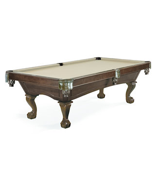 Brunswick Gold Crown VI Tournament Slate Pool Table in Matte Black