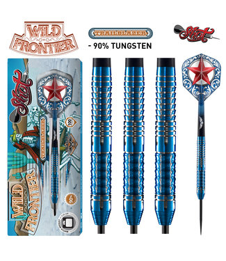 SHOT WILD FRONTIER TRAILBLAZER - STEEL TIP DART SET - 90% TUNGSTEN - 24GM