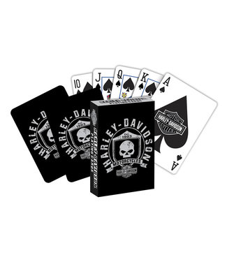 HARLEY DAVIDSON Harley Davidson Skull & Shield Playing Cards