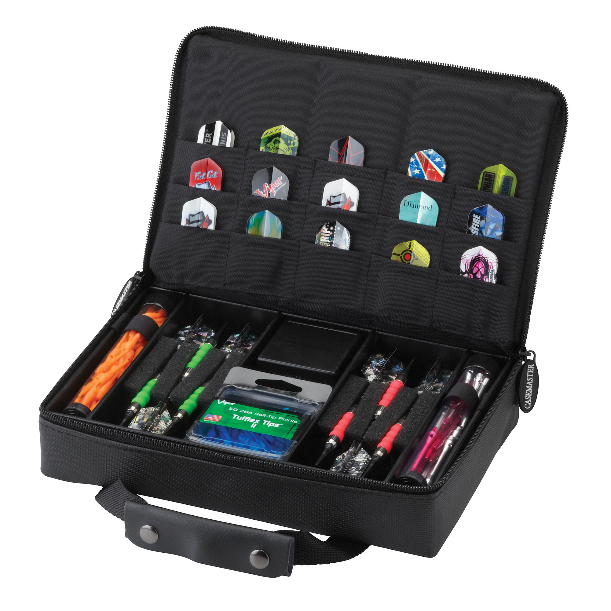 Casemaster Classic Black Nylon Dart Case RR Games