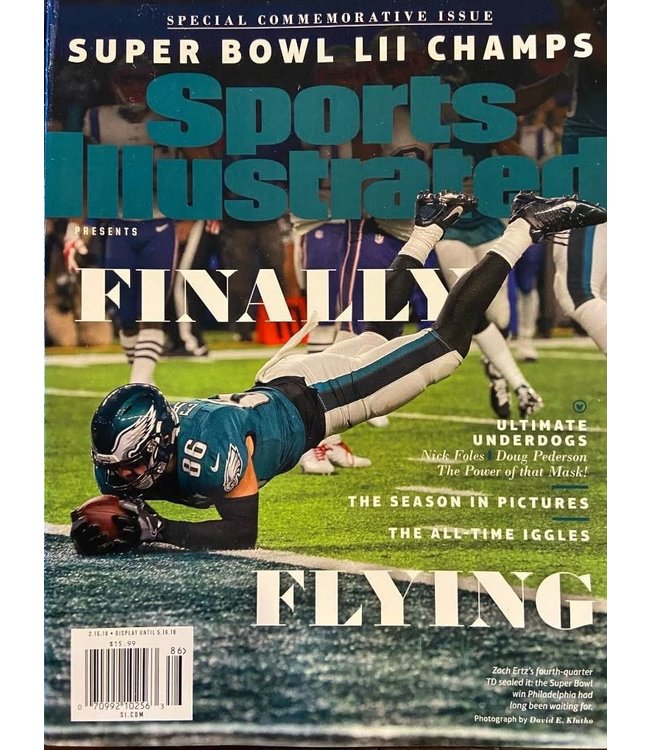 NFL Philadelphia Eagles SBLII Champs Sports Illustrated Magazine Ertz