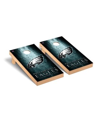 Philadelphia Eagles Super Bowl LII Champions Regulation Onyx Stripe Version  Cornhole Set