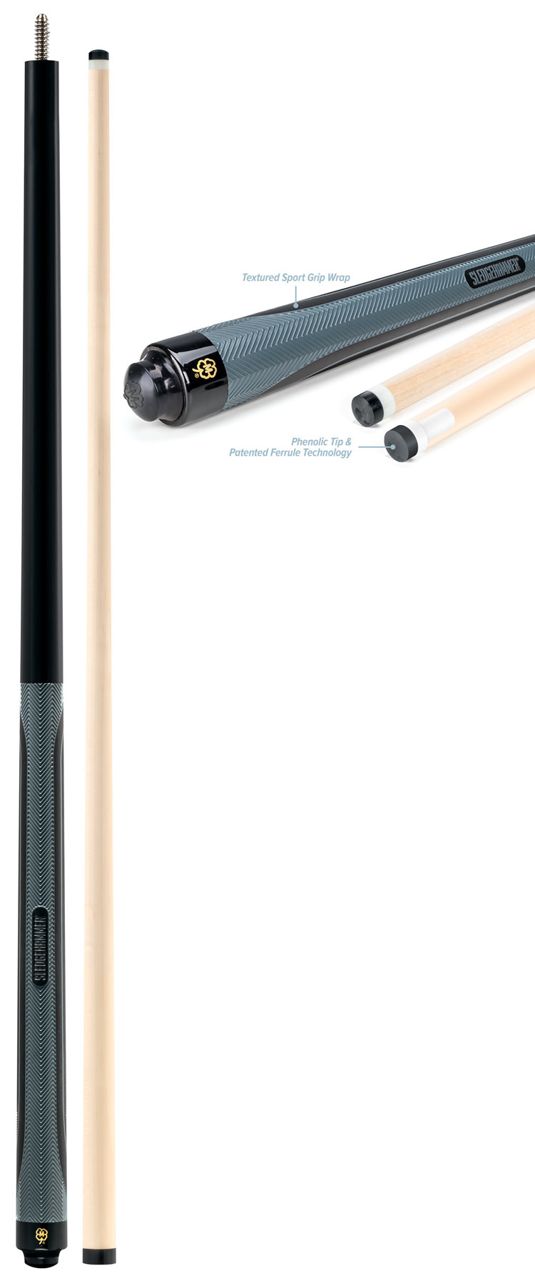 McDermott Sledgehammer Rubber Grip Break Cue RR Games