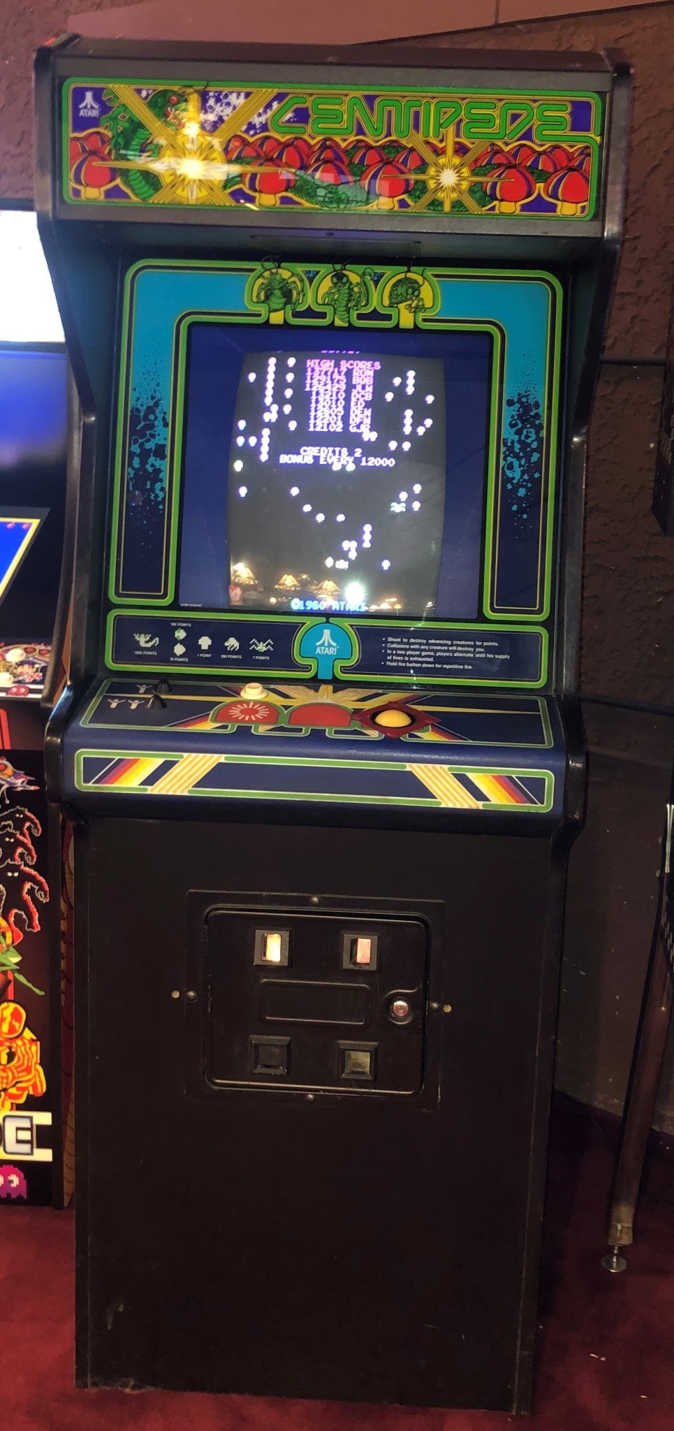 Centipede Arcade Machine Game - RR Games