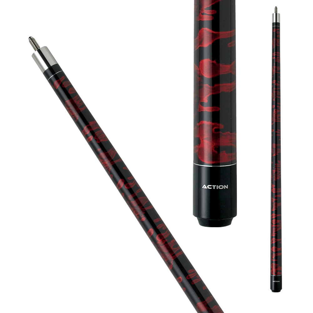 ACTION Burgandy CUE STICK VAL03 RR Games