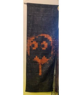 NAMCO ORANGE GHOST - CLYDE PAC-MAN TAPESTRY 2FT X 6FT