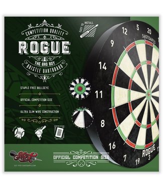 SHOT SHOT ROGUE BRISTLE DARTBOARD