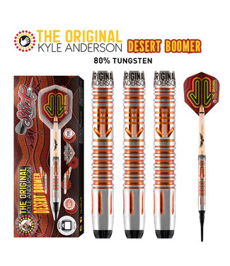 SHOT Kyle Anderson Desert Boomer Soft Tip Dart Set 80% Tungsten 18gm