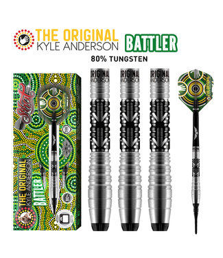 SHOT Kyle Anderson Battler Soft Tip Dart Set - 80% Tungsten 18gm