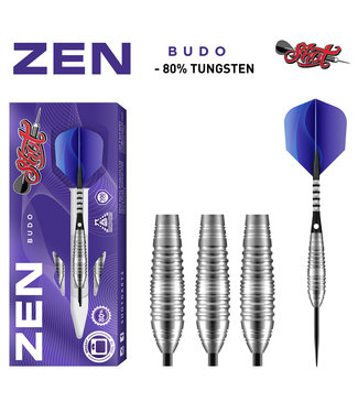 SHOT Zen Budo Steel Tip Dart Set - 80% Tungsten-  24gm