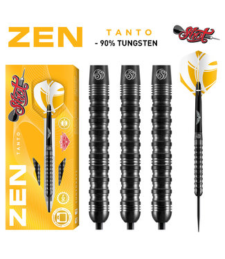 SHOT Zen Tanto Steel Tip Dart Set - 90% TUNGSTEN - 24GM