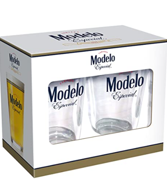 Modelo Beer Pint Glass Set - RR Games
