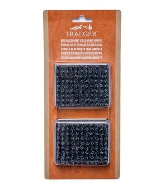 TRAEGER Traeger Replacement BBQ Cleaning Brush Head (2 Pack)