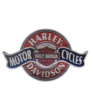 HARLEY DAVIDSON H-D HARLEY DAVIDSON MOTORCYCLES BANNER PUB SIGN