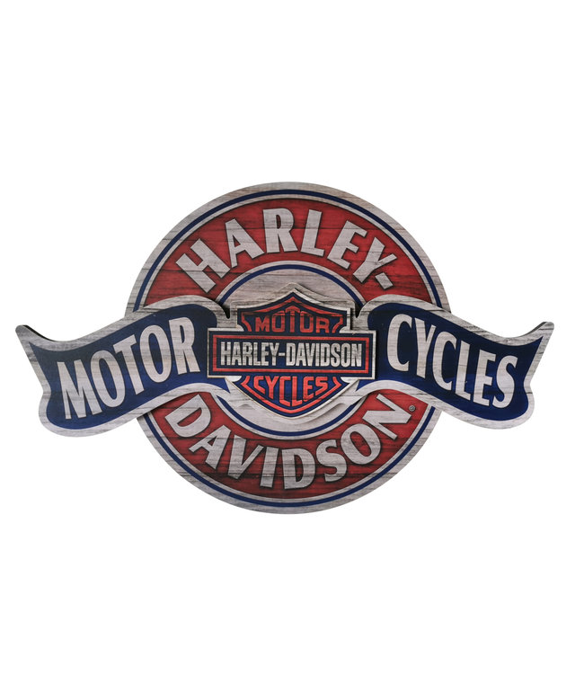 HARLEY DAVIDSON H-D HARLEY DAVIDSON MOTORCYCLES BANNER PUB SIGN