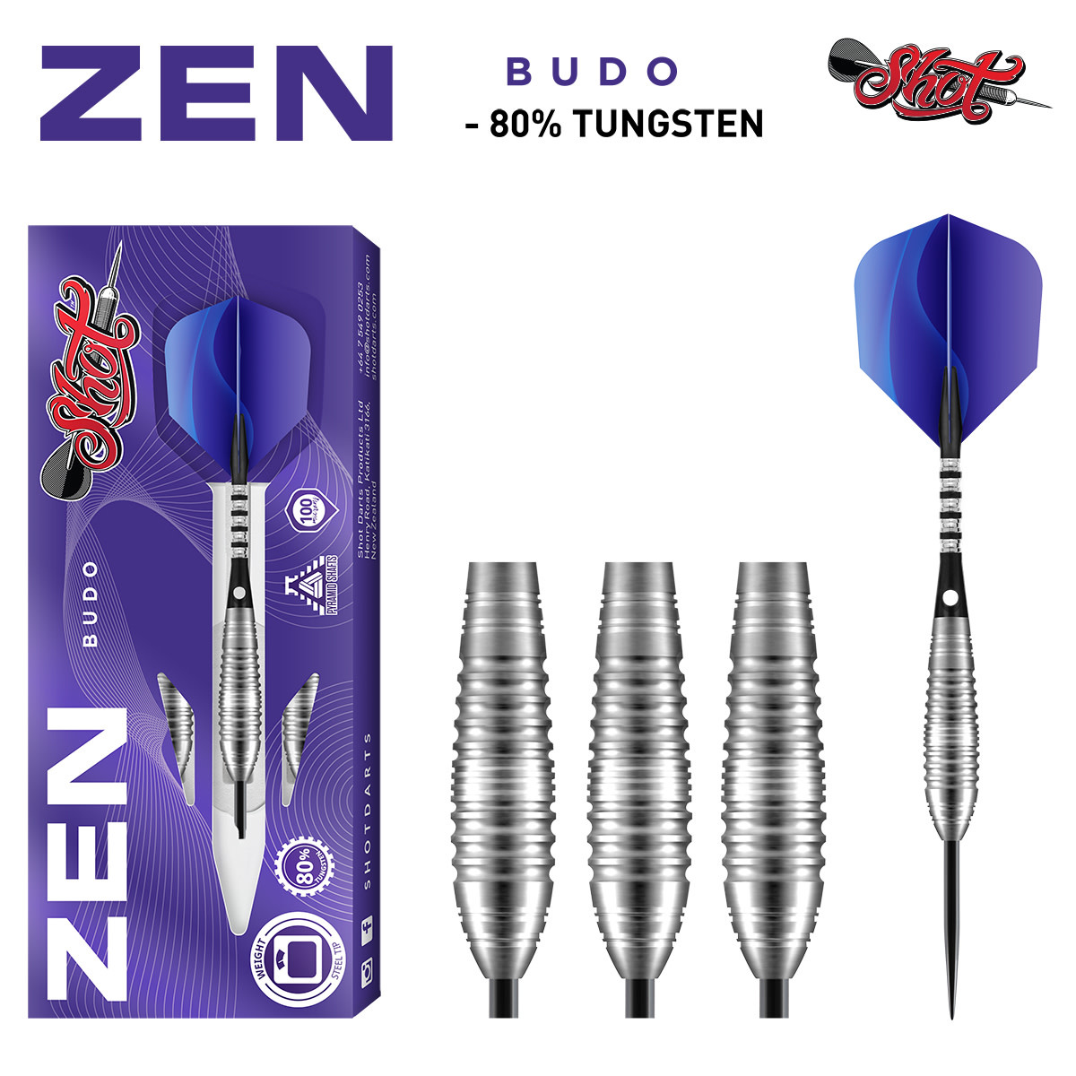 【国産】 Zen Games RR - 23gm Zbst-823 Set Dart Tip Steel Budo ダーツ