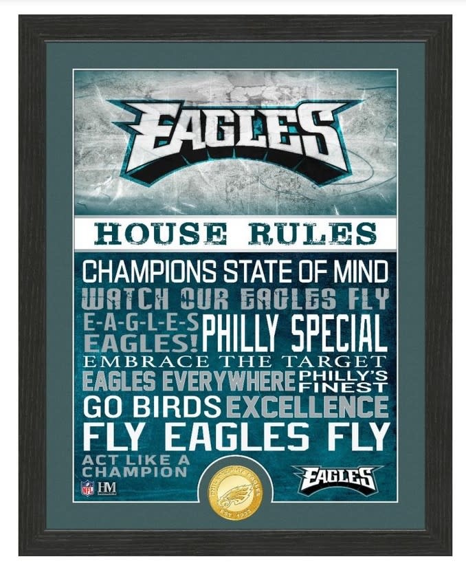 Philadelphia Eagles Fan's Choice Dartboard, Dart & Cabinet Set in Black  FREE SHIPPING