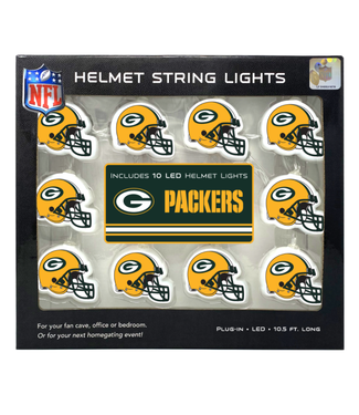 Party Animal NFL HELMET STRING LIGHTS - GREENBAY PACKERS