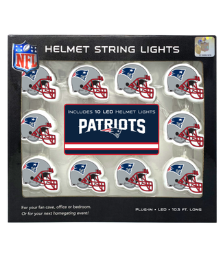 Party Animal NFL HELMET STRING LIGHTS - NEW ENGLAND PATRIOTS